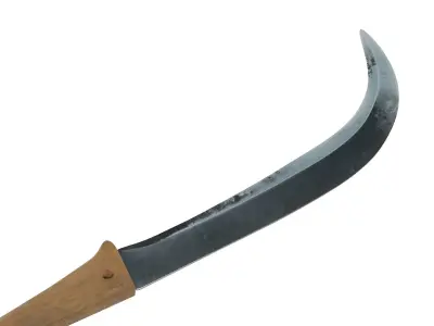 Falx  Sword Low-poly 3D model