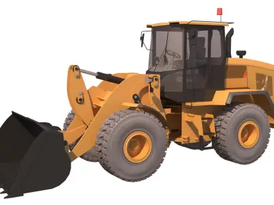 cargador frontal02 3D model