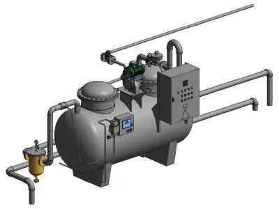 Oil Water Seperator Assembly 3D model