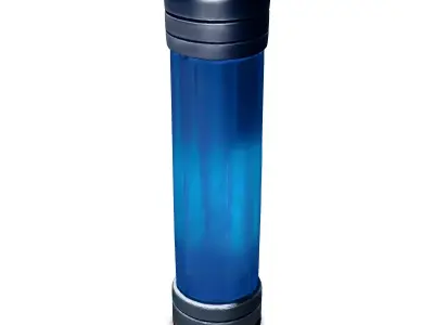 SciFi Energy Cell Canister Low-poly 3D model
