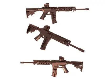 Mossberg 715T Flat Top 3D print model