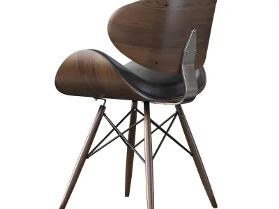  Chair OSSA czarne 3D model