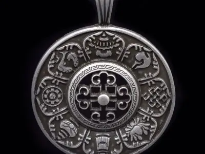 Amulet from baby Niny 3D print model