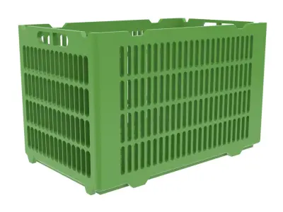 Plastic crate 46 3D model