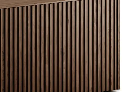 Punt Velasca Wooden sideboard VLS 200 and 300 3D model