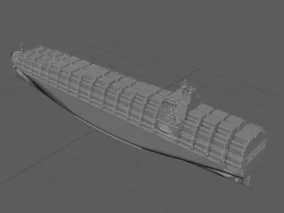Container Ship 3D model purchase