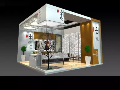 Exhibition - Area -6X6-3DMAX2009-9 3D model