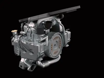 Car Engine  3D model by acrom