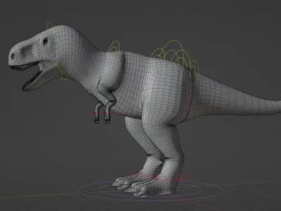 tyrannosaurus rex dinosaur 3d model  3D model