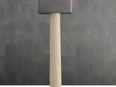 Heavy Hammer Low-poly 3D model