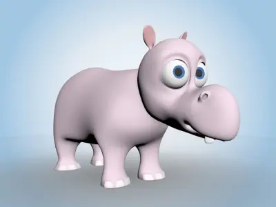 Hippo 3D model