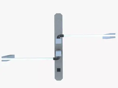 Boom Barrier Low-poly 3D model purchase