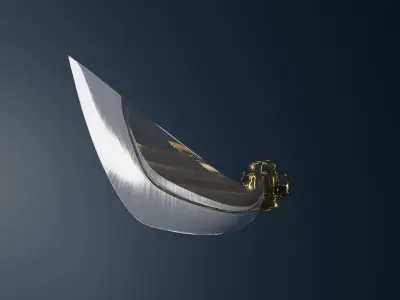 Katana Low-poly 3D model 22