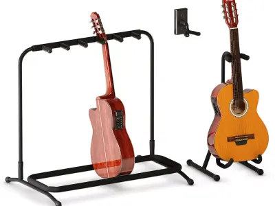 Pao Chia Classic Guitar 3D model