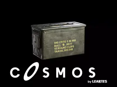 Military Ammo Box Low-poly 3D model