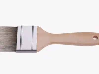 Brush V1 - Flat Painting Tool 3D model