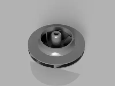 Impeller for dishwasher 3D print model