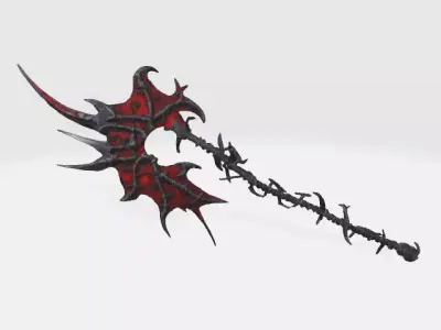 Bloody axe 3D model