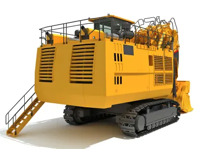 Mining Excavator 3D model