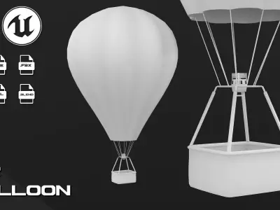 Air Balloon Free 3D model