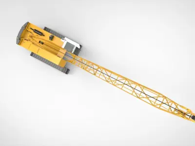 Mobile Crane  3D model