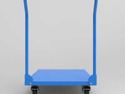 Platform trolley 3D model get