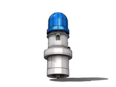 Tomada Movel Scame 213 1633 Mobile Electrical Outlet 3D model