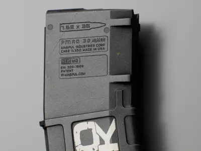 PMAG 30 AR 300 BLK Gen M3 Low-poly 3D model