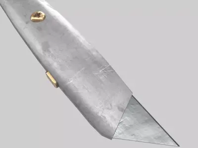 Electrician Knife Low-poly 3D model
