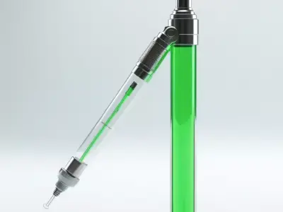 Futuristic Injector Lab System 3D model