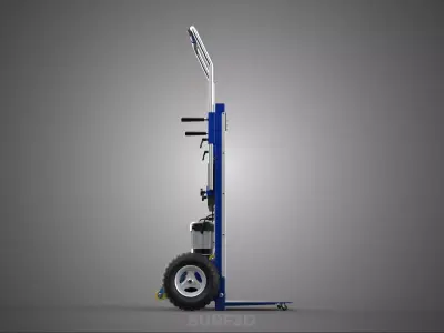 MOTORIZED POWER BATTERY HAND TRUCK DOLLY HANDTRUCK STAIR CLIMBER 3D model