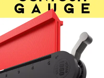 Contour Gauge 3D Model 3D model