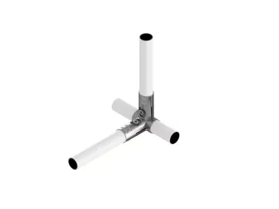 PIPE FITTINGS-PIPE EXTERNAL CONNECTION 3D model