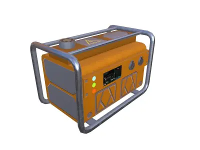 Generator 01 Low-poly 3D model