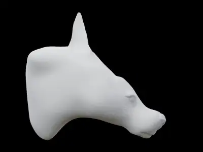 DogHead horse head 3D model