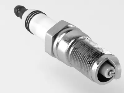Spark Plug 3D model 2