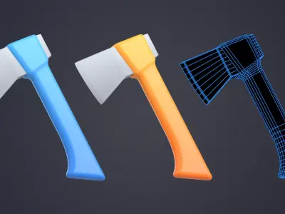 Tools Pack Low-poly 3D model purchase