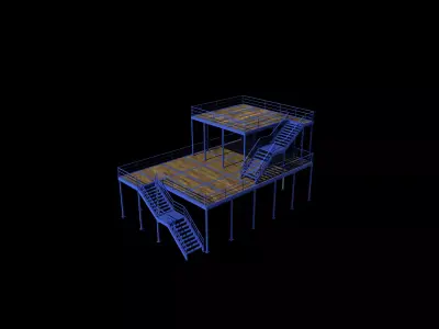 mezzanine floor  3D model