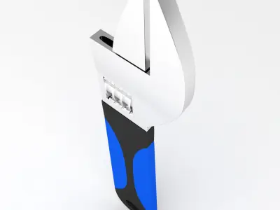 Adjustable wrench 3d model   3D model