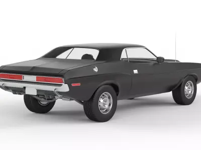 Dodge Challenger Toy Car 3D model