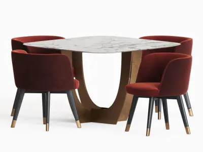 Dining Set 75 3D model