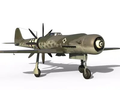 DB 609 Jager fighter 3D model