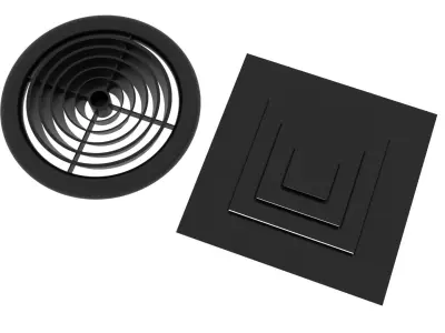 Black Ventilation Systems 3D model