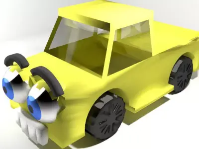 Cartoon Vehicle - Truck 3D model
