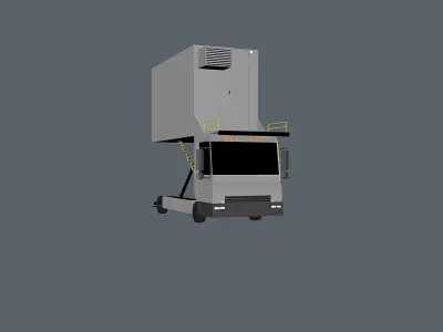 Airport Catering Truck Low-poly 3D model by bixballpark