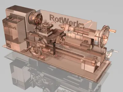 My Lathe  3D model