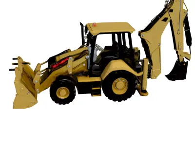 Industrial Wheel Loader Model Heavy Duty Construction Machine 01 3D model