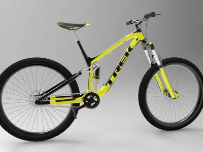 Mountain bike 3D model get