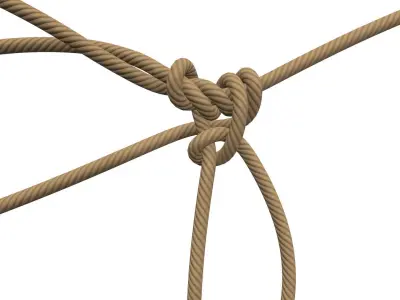Rope Knot 3D model