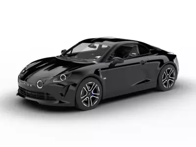 Alpine A110 2018 3d model 3D model